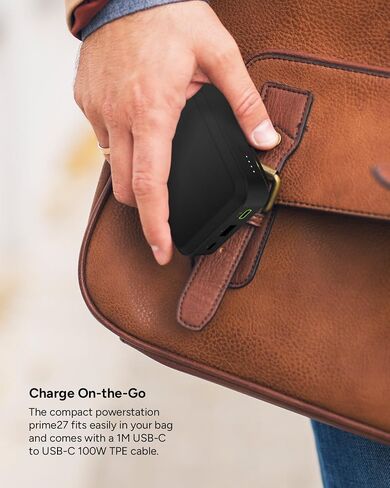 mophie powerstation prime10 - Portable Power Bank with 10,000mAh Internal Battery, 18W USB-C PD Fast Charging, Charge 3 Devices Simultaneously, LED Power Indicator in Kuwait