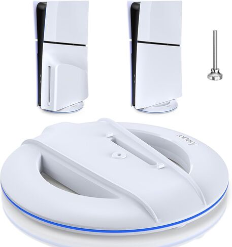 واي يو ايه ان اتش او تي حامل عمودي لوحدة تحكم بلاي ستيشن 5، ملحقات محطة تبريد لوحدة تحكم بلاي ستيشن 5 سليم، حامل ثابت غير قابل للانزلاق لالعاب بلاي ستيشن 5 اصدار القرص الرقمي in Kuwait