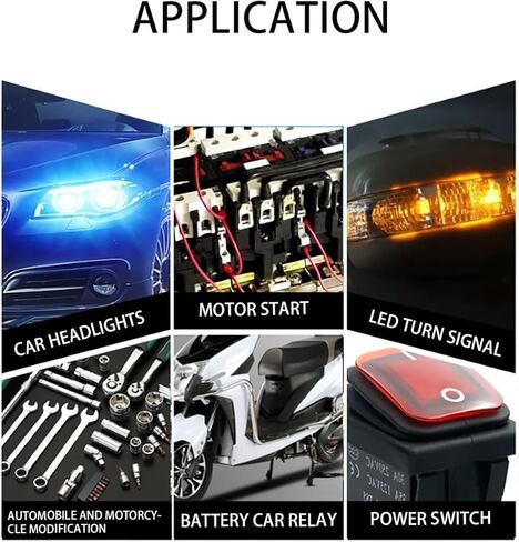 مرحلات السيارات 40 أمبير، مرحل 5 دبابيس، مع مسند ظهر حديدي 12 فولت مرحل سيارة مقاوم للماء، مفتاح مرحل تلقائي، بديل لمحرك قارب السيارة الخارجي (2PCS-SPDT-5PIN-12V-40A-مسند ظهر حديدي) in Kuwait