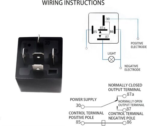 مرحلات السيارات 40 أمبير، مرحل 5 دبابيس، مع مسند ظهر حديدي 12 فولت مرحل سيارة مقاوم للماء، مفتاح مرحل تلقائي، بديل لمحرك قارب السيارة الخارجي (2PCS-SPDT-5PIN-12V-40A-مسند ظهر حديدي) in Kuwait
