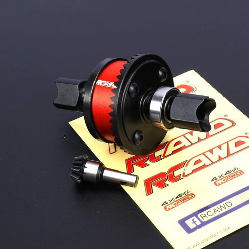 RCAWD 40CrMo Front Rear Diff Set Spiral 43T & Main Input Gear 10T Upgrades for ARRMA 6S Fireteam Mojave, Kraton Notorious Outcast Talion 6S with #45 Bearing Base, Part #ARA310957#ARA311054 in Saudi Arabia