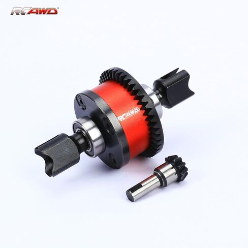 RCAWD 40CrMo Front Rear Diff Set Spiral 43T & Main Input Gear 10T Upgrades for ARRMA 6S Fireteam Mojave, Kraton Notorious Outcast Talion 6S with #45 Bearing Base, Part #ARA310957#ARA311054 in Saudi Arabia