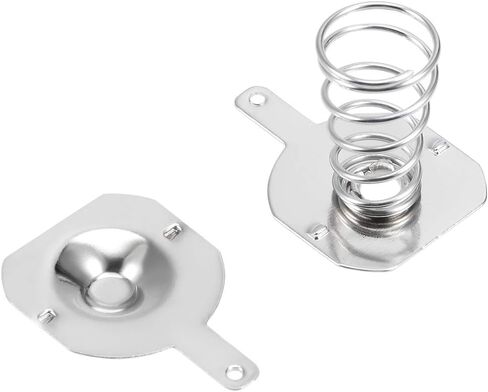 لوحة نيكل متصلة زنبركية للتحويل الموجب للتحويل السالب من uxcell 20Pairs 18650 16.5x16mm in Saudi Arabia
