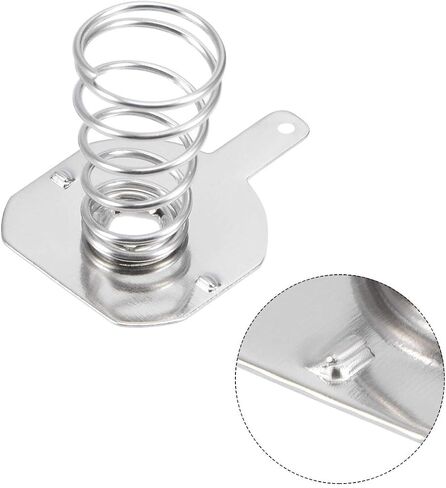 لوحة نيكل متصلة زنبركية للتحويل الموجب للتحويل السالب من uxcell 20Pairs 18650 16.5x16mm in Saudi Arabia