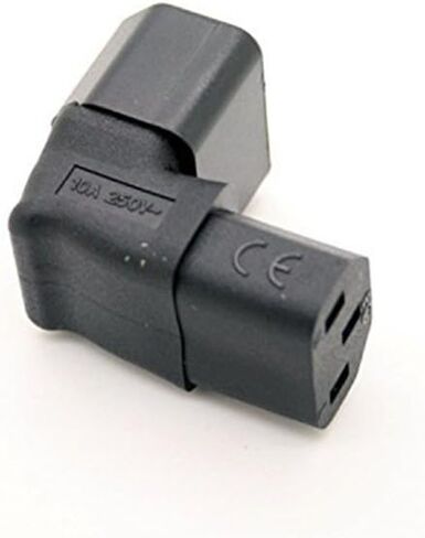 محول الطاقة IEC 320 C14 إلى C13، Golbalma حتى 90 زاوية PDU UPS قابس/مقبس 2 حزمة 3 دبوس محول تمديد الطاقة وعاء للتركيب على الحائط LCD LED TV in Saudi Arabia