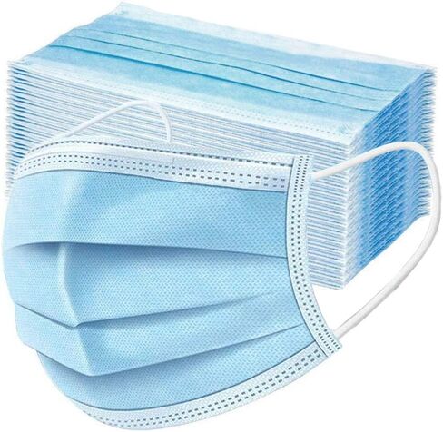 HealthSmart Disposable 3 Layer Face Mask With Ear Loops for Single Use, 25 Each in Saudi Arabia
