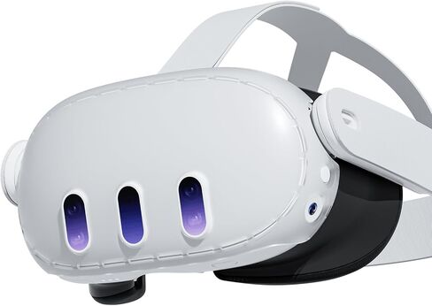 غطاء Zybervr VR Shell لغطاء Meta Quest 3 الواقي المتوافق مع ملحقات Oculus Quest 3 لسماعات Quest 3 VR مع فتحة دقيقة مقاومة للسقوط وغطاء سماعة رأس VR مقاوم للخدش in Kuwait