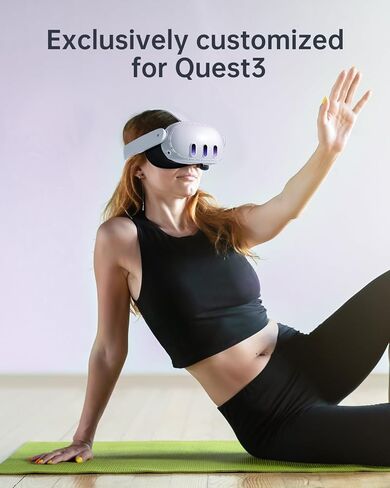غطاء Zybervr VR Shell لغطاء Meta Quest 3 الواقي المتوافق مع ملحقات Oculus Quest 3 لسماعات Quest 3 VR مع فتحة دقيقة مقاومة للسقوط وغطاء سماعة رأس VR مقاوم للخدش in Kuwait