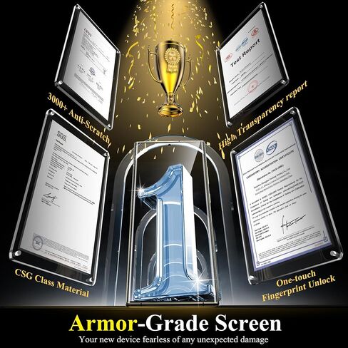 YMHML 3 Pack for Samsung Galaxy S23 Screen Protector Tempered Glass Upgrade Fingerprint Unlock Compatible for 3 Pack Camera Lens Protector, HD Clear Case Friendly Full Screen Protector for Galaxy S23 in Saudi Arabia