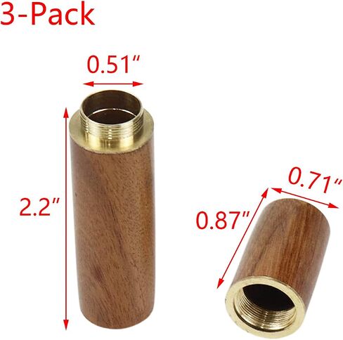 HEVSTIL 3-Pack Portable Wood Toothpick Holder,Toothpick Holder Mini Toothpick Box Pocket for Cinnamon Toothpicks Mini Toothpick box (Brown) in Saudi Arabia
