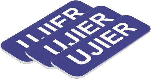 بطاقة اسم Ujier 1 × 3 بوصة، أسود (10 عبوات) in Kuwait