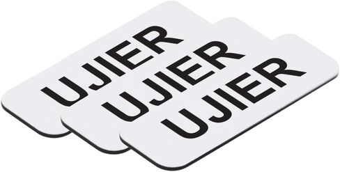 بطاقة اسم Ujier 1 × 3 بوصة، أسود (10 عبوات) in Kuwait
