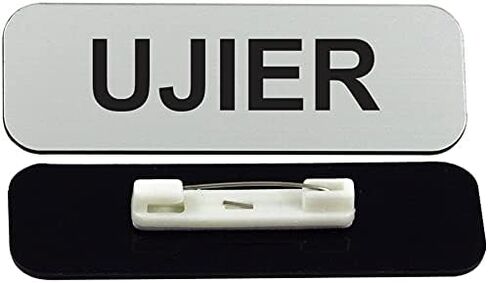 بطاقة اسم Ujier 1 × 3 بوصة، أسود (10 عبوات) in Kuwait