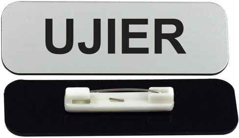 بطاقة اسم Ujier 1 × 3 بوصة، أسود (10 عبوات) in Kuwait