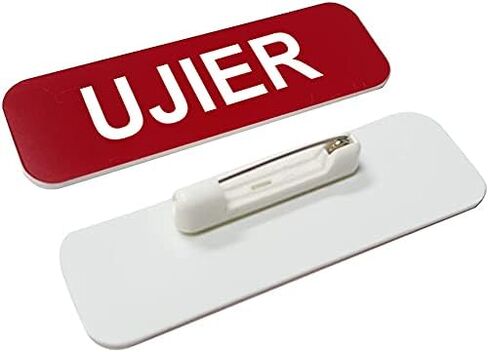 بطاقة اسم Ujier 1 × 3 بوصة، أسود (10 عبوات) in Kuwait