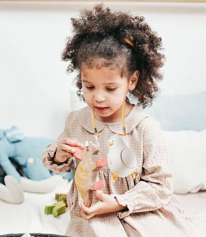 HAPPYBAG Mini Portable Personal Fan,USB Rechargeable and Wearable Hands Free Fan Cooling Fan for Travel,Small Fan for Baby,Adjustable 3 Speeds,Plug in Power Fan,for Camping,Bedroom,Office,Home in Kuwait