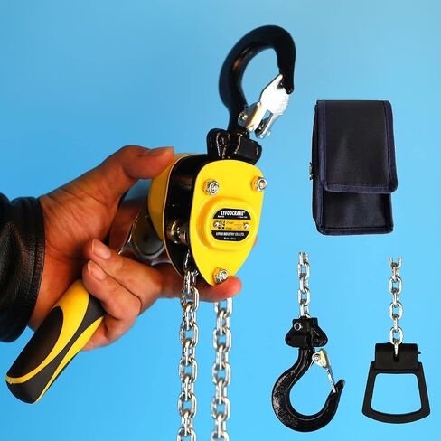 Manual Lever Hoist Come Along Puller Rachet Lever Hoist (0.25T-1.5M) Mini Chain Fall Small Hoist 550 lbs in Kuwait