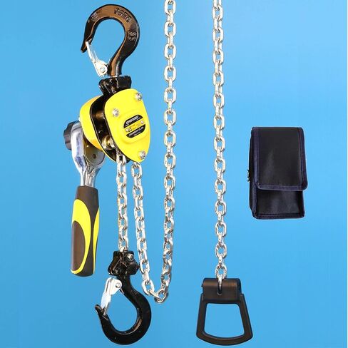 Manual Lever Hoist Come Along Puller Rachet Lever Hoist (0.25T-1.5M) Mini Chain Fall Small Hoist 550 lbs in Kuwait