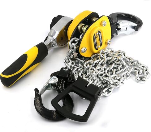 Manual Lever Hoist Come Along Puller Rachet Lever Hoist (0.25T-1.5M) Mini Chain Fall Small Hoist 550 lbs in Kuwait