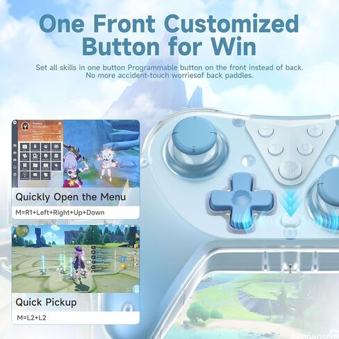 وحدة تحكم EasySMX T39 Pro Switch Pro لاسلكية متوافقة مع Nintendo Switch/OLED/Lite، لوحة ألعاب بلوتوث عن بعد مع NFC/Turbo/التحكم في الحركة/الاستيقاظ/لقطة الشاشة/اهتزاز الدمدمة in Kuwait