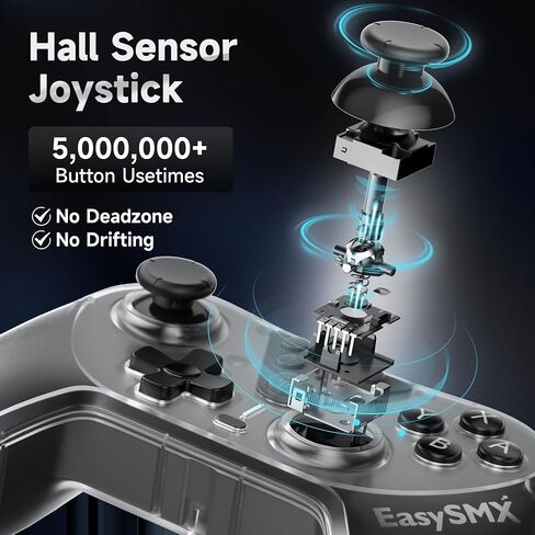 وحدة تحكم EasySMX T39 Pro Switch Pro لاسلكية متوافقة مع Nintendo Switch/OLED/Lite، لوحة ألعاب بلوتوث عن بعد مع NFC/Turbo/التحكم في الحركة/الاستيقاظ/لقطة الشاشة/اهتزاز الدمدمة in Saudi Arabia