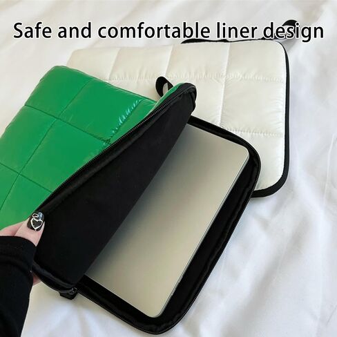Puffy Laptop Sleeve 11 Inch, Laptop Carrying Case, Black in Kuwait