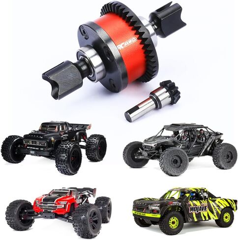 مجموعة RCAWD Diff مع ترس 40CrMo Diff Gear 43T ترس الإدخال 10T لـ Arrma Kraton 6S Outcast 6S Talion Notorious Mojave Fireteam ترقية أجزاء in Saudi Arabia
