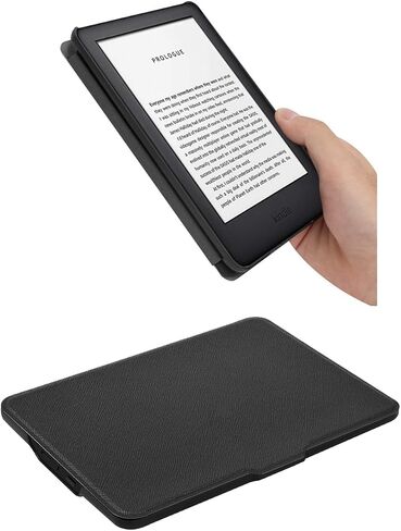 حافظة Zcooooool مضادة للانزلاق لجهاز Amazon Kindle (2019، الجيل العاشر) مقاس 6 بوصات من جلد البولي يوريثان مع ميزة النوم/الاستيقاظ الذكية in Kuwait