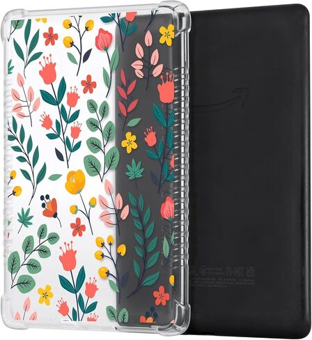 CoBak Clear Case for All-New Kindle Paperwhite 11th Gen 2021 & Signature Edition - Lightweight, Scratch-Proof Silicone Back Cover, qldhh-6 in Saudi Arabia