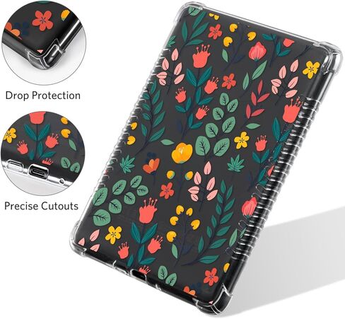 CoBak Clear Case for All-New Kindle Paperwhite 11th Gen 2021 & Signature Edition - Lightweight, Scratch-Proof Silicone Back Cover, qldhh-6 in Saudi Arabia