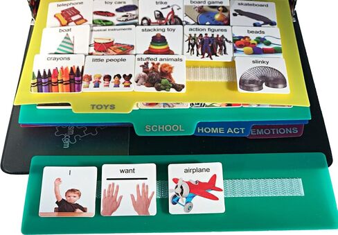 Smile4autism Small tools Perfect to Keep Your Loose Visual Picture Cards Organized. Autism ABA, ADHD, Language & Apraxia Aspergers in Saudi Arabia