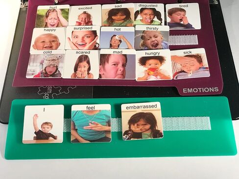 Smile4autism Small tools Perfect to Keep Your Loose Visual Picture Cards Organized. Autism ABA, ADHD, Language & Apraxia Aspergers in Saudi Arabia