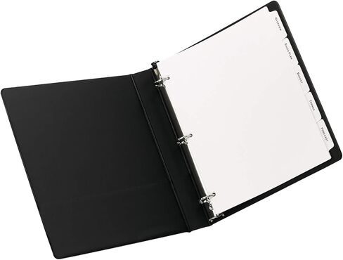 Avery 5 Tab Unpunched Dividers for Use with Any Binding System, Easy Print & Apply Clear Label Strip, Index Maker Customizable White Tabs, 25 Sets (11443) in Kuwait