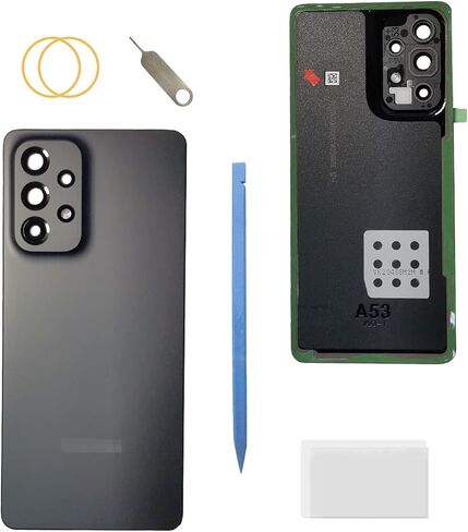 GNLKYZWV A53 5G غطاء خلفي بديل لأجزاء الباب الخلفي لهاتف Samsung Galaxy A53 5G A536E/DS A5360 6.5 بوصة (أسود) in Saudi Arabia