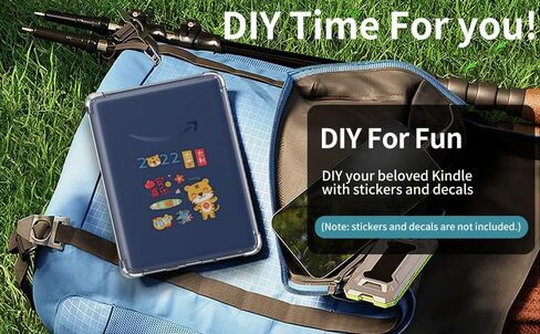 XUYICC Clear Case Compatible with 6 inch All-New Kindle (11th Generation, 2022 Released) TPU Back Cover Skin, Lightweight Soft Shockproof Slim Silicone Protective Case, Transparent in Kuwait