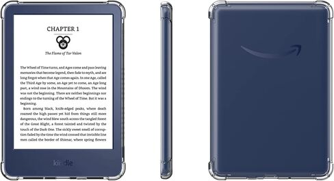 XUYICC Clear Case Compatible with 6 inch All-New Kindle (11th Generation, 2022 Released) TPU Back Cover Skin, Lightweight Soft Shockproof Slim Silicone Protective Case, Transparent in Kuwait