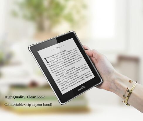XUYICC Clear Case Compatible with 6 inch All-New Kindle (11th Generation, 2022 Released) TPU Back Cover Skin, Lightweight Soft Shockproof Slim Silicone Protective Case, Transparent in Kuwait
