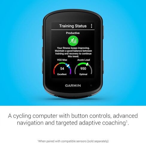Garmin Edge 540 Bundle,  Compact GPS Cycling Computer with Button Controls, Targeted Adaptive Coaching and More – Bundle Includes Speed Sensor, Cadence Sensor and HRM-Dual in Saudi Arabia
