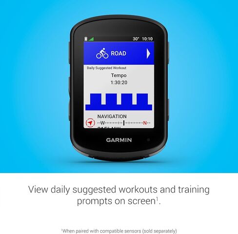 Garmin Edge 540 Bundle,  Compact GPS Cycling Computer with Button Controls, Targeted Adaptive Coaching and More – Bundle Includes Speed Sensor, Cadence Sensor and HRM-Dual in Saudi Arabia