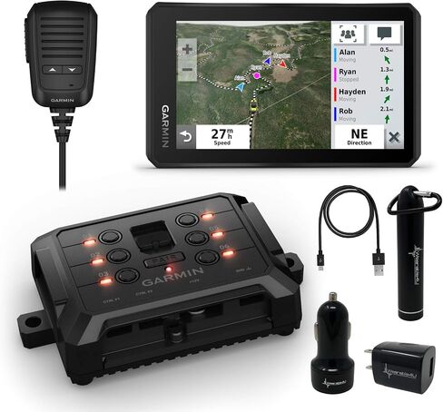 Garmin Tread Powersport Offroad Navigator مع راديو ركوب المجموعة مع صندوق التبديل الرقمي Garmin PowerSwitch وحزمة الطاقة Wearable4U in Kuwait