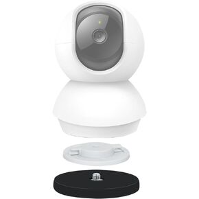 حامل الكاميرا المغناطيسي VVHOOY متوافق مع TP-Link Tapo C200/C210 Kasa EC70/ Kasa KC410S كاميرا داخلية/إمالة، حامل مغناطيسي للكاميرا بدون حفر، حامل مغناطيسي مطلي بالمطاط، مغناطيس النيوديميوم in Kuwait