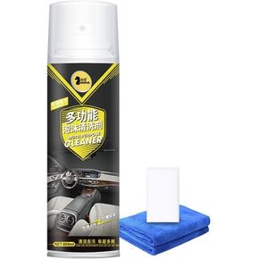 منظف ​​رغوي داخلي للسيارة متعدد الوظائف من ننرتي، رذاذ منظف رغوي متعدد الأغراض للتنظيف الجاف، منظف رغوي للسيارة والمنزل بنكهة الليمون، منظفات منزلية متعددة الأغراض للمطبخ in Kuwait