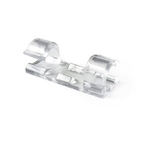 Cable Clips – Cat 6 Ethernet Cable Organizer - Computer PC Cord Manager - Desk Charging Cord Management System Solution – Wall Wire Holder Keeper Tidy, 50 Pack - Clear in Saudi Arabia