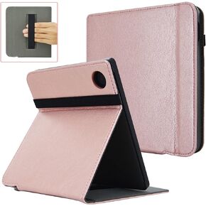 DMLuna Case for Kobo Libra 2 7" 2021 Release, Ultra Slim Lightweight Folio Stand Premium PU Leather Protective Cover with Auto Sleep/Wake Function, Rose Gold in Kuwait
