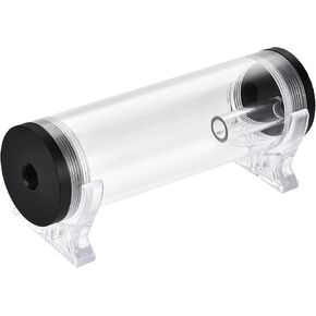 uxcell Water Cooling Tank 50mm x 160mm with Acrylic and POM 1 in 2 Out for Computer CPU Cooled in Saudi Arabia