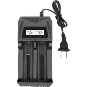 شاحن بطارية Diymore AA AAA، شاحن بطارية LCD قابل لإعادة الشحن لبطاريات 26650 21700 18650 18500 16340 14500 Ni-MH Ni-CD القابلة لإعادة الشحن in Kuwait