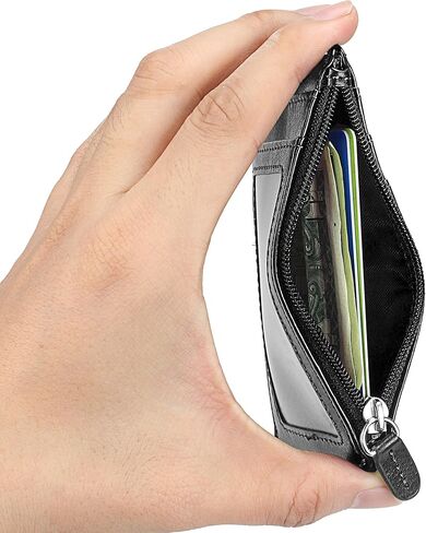 حامل شارة بسحاب، حامل شارة هوية الكلية من جلد البولي يوريثان على الوجهين من Wisdompro School Supply مع نافذة واحدة لبطاقة الهوية، 4 فتحات لحامل البطاقات، 1 جيب جانبي وحبل رقبة من الجلد مقاس 20 بوصة - أسود عمودي in Saudi Arabia