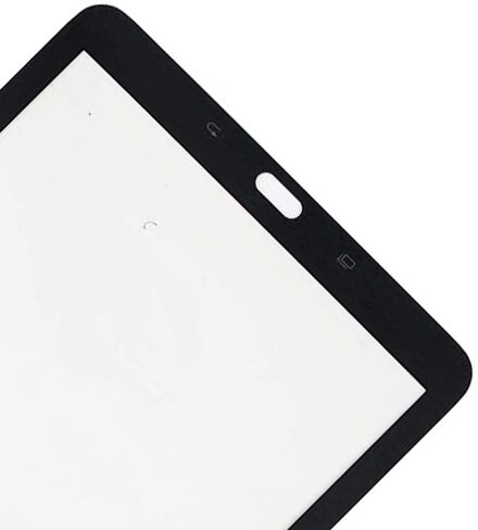 محول رقمي لشاشة اللمس الأصلية لهاتف Samsung Galaxy Tab A 10.1 بوصة 2016 T580 T585 SM-T580 SM-T585 لوحة استبدال زجاجية أمامية (لا تتضمن LCD) + لاصق مثبت مسبقًا + مجموعة أدوات (أسود) in Kuwait