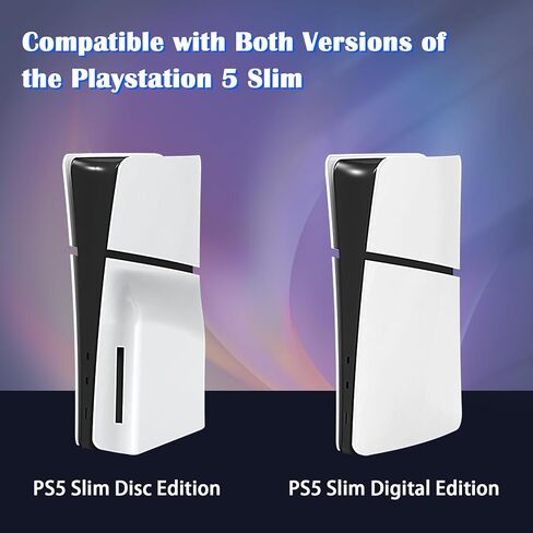 جراثيا مروحة تبريد لوحدة تحكم بلاي ستيشن 5 سليم، مروحة تبريد PS5 مع اضاءة LED RGB، سرعتان للمروحة، 3 مراوح صغيرة، منفذ USB 3.0 متوافقة مع بلاي ستيشن 5 الاصدار الرقمي والاقراص، LT2-0073 in Kuwait
