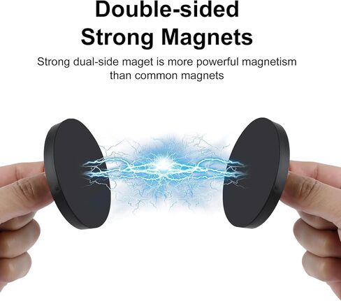 حامل الكاميرا المغناطيسي VVHOOY متوافق مع TP-Link Tapo C200/C210 Kasa EC70/ Kasa KC410S كاميرا داخلية/إمالة، حامل مغناطيسي للكاميرا بدون حفر، حامل مغناطيسي مطلي بالمطاط، مغناطيس النيوديميوم in Kuwait